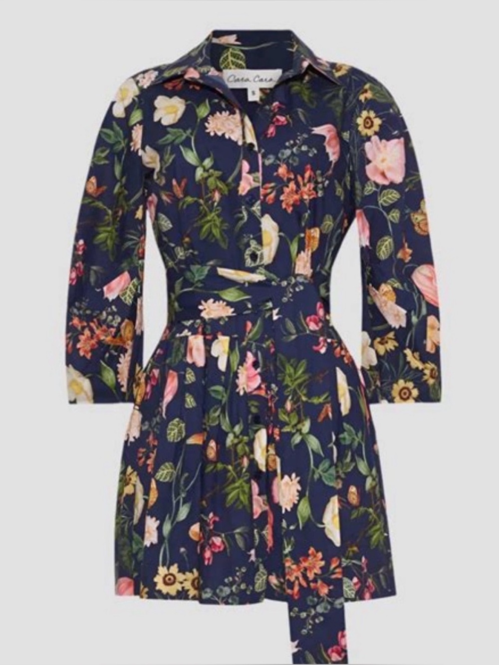 Cara Cara Navy Raya Mini Dress Size 2 NWT